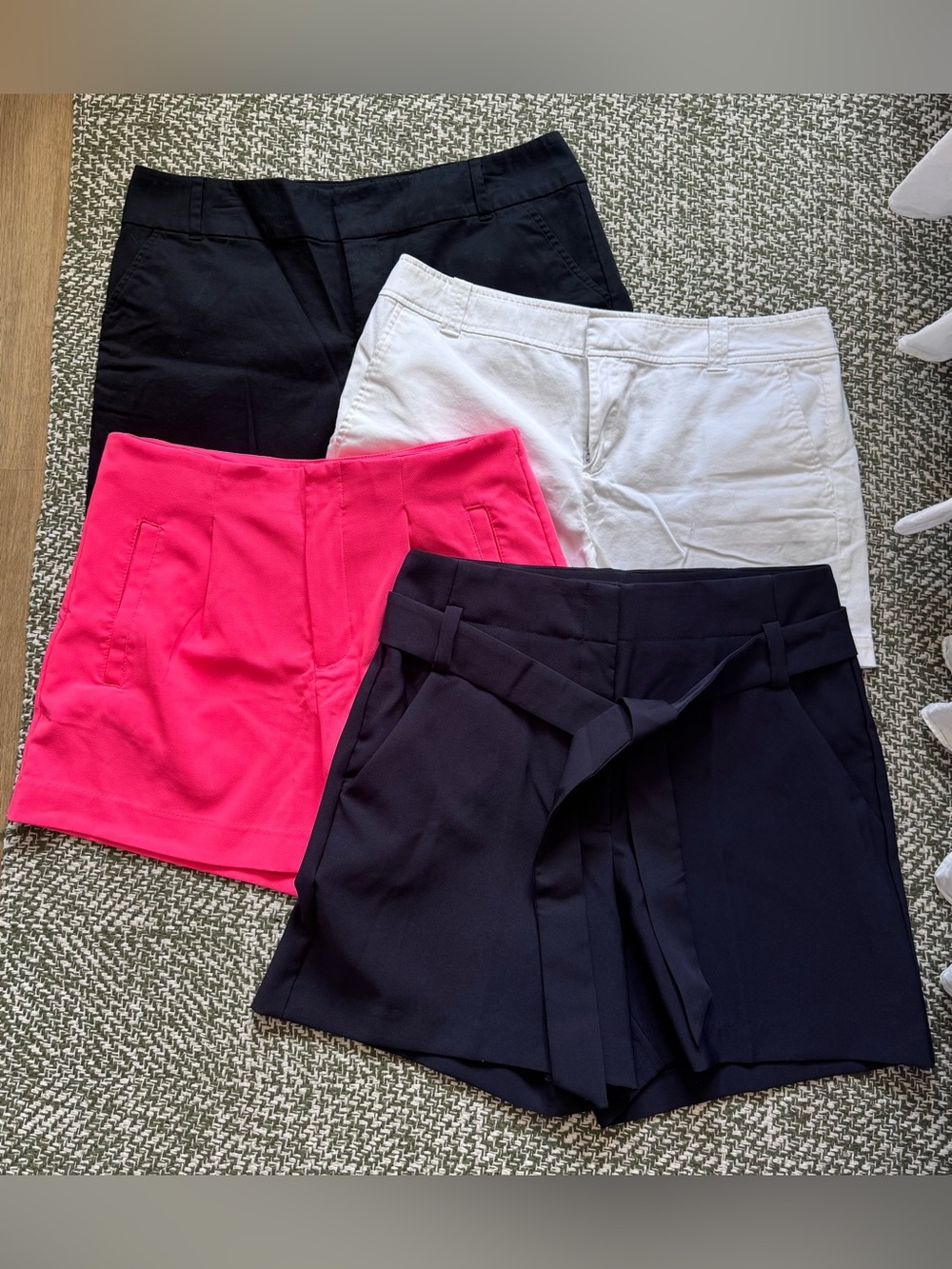 BUNDLE of 4 size 10 tailored shorts.